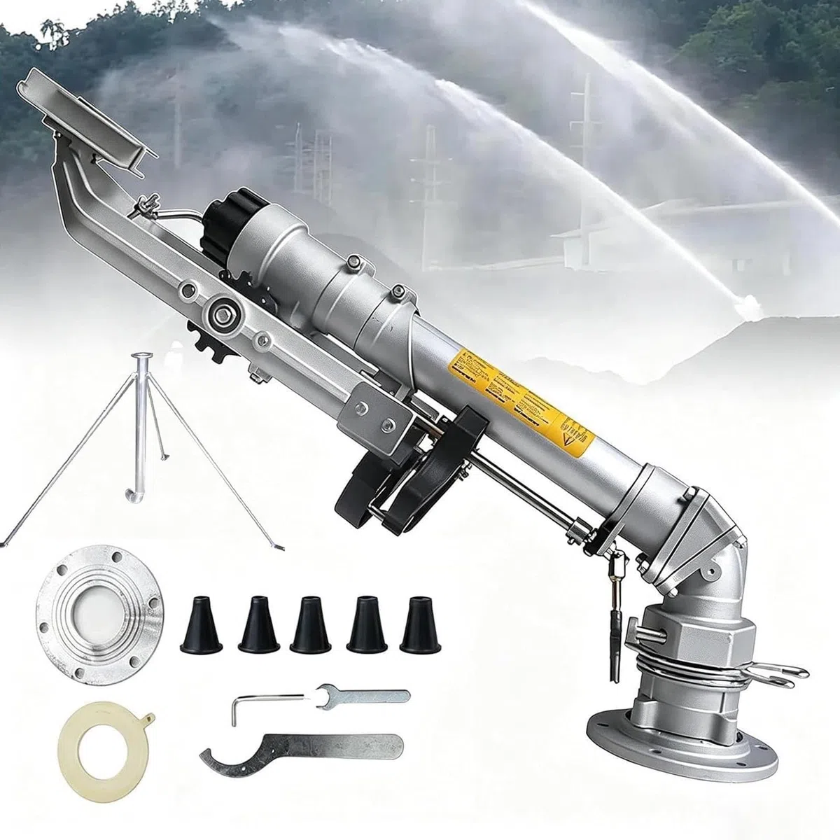 Aspersor de Impacto 360° para Riego Agrícola Type65