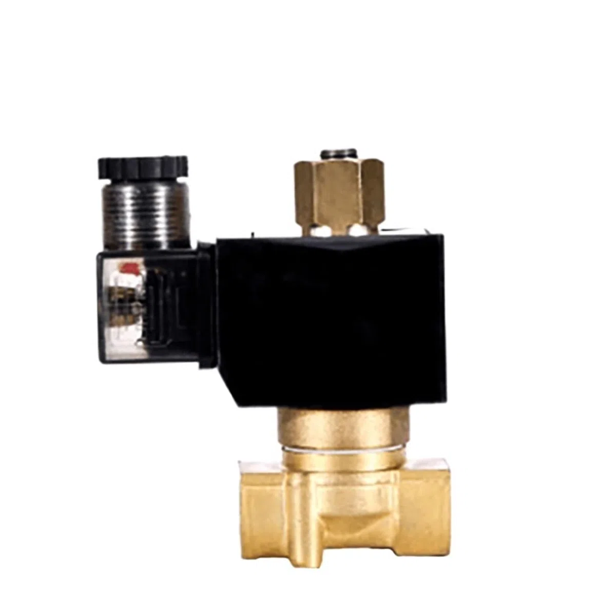 Válvula De Solenoide Normalmente Abierta Latón 3/8 "1/2" 1 "1-1/2" 2 "IP65 Interruptor Control Tubería Agua ConservacióN Del Agua(1-1/4",G,24VDC)