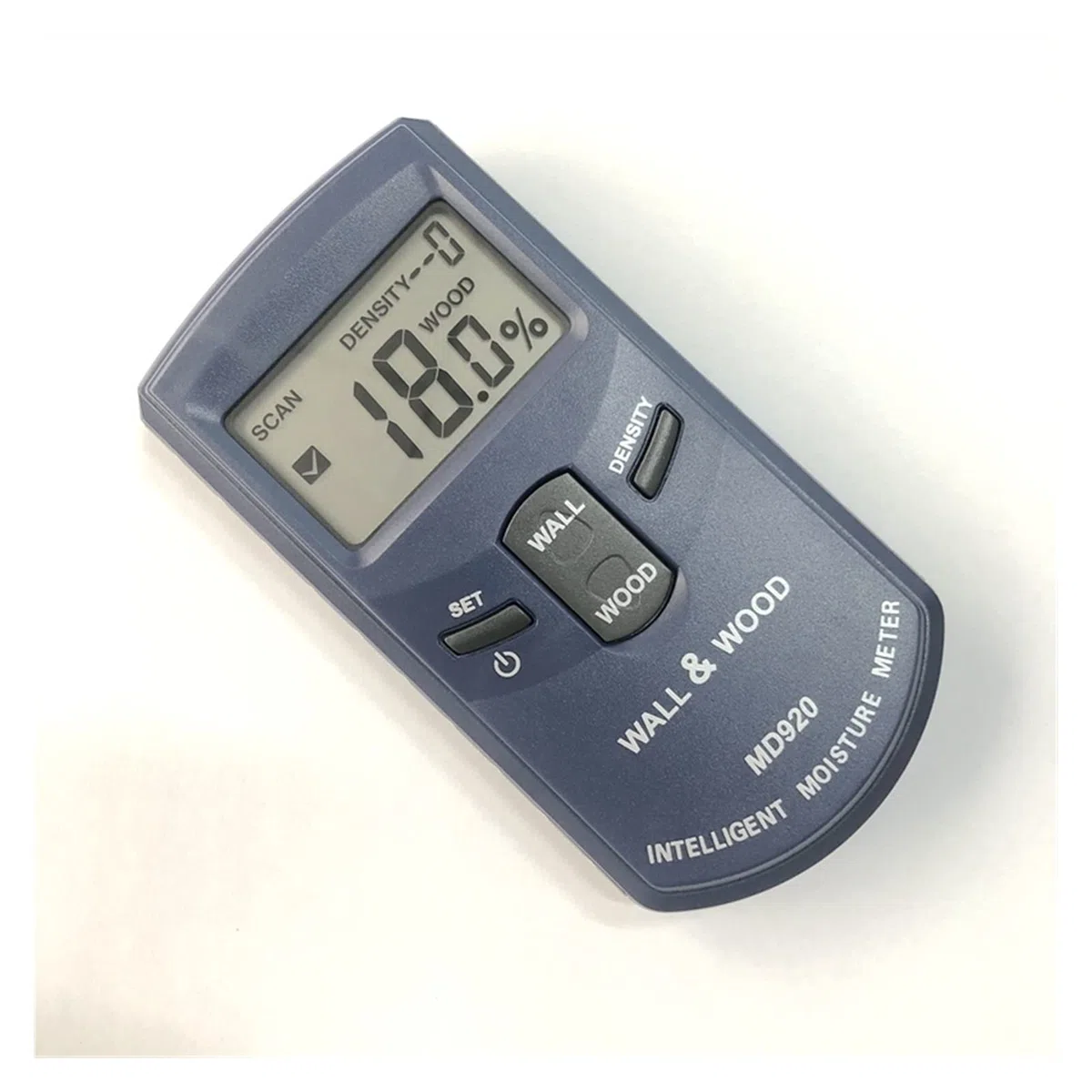 Medidor de humedad, Medidor de humedad de madera inductiva digital Medidor de humedad LCD grande Detector de madera Detector húmedo 10 Herramientas de medida de densidad de grado Para plantas en macet