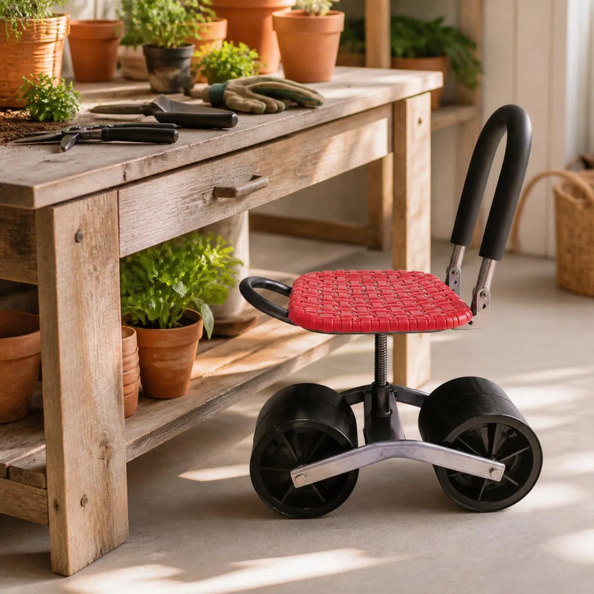 kowaku Asiento Jardín con Ruedas
