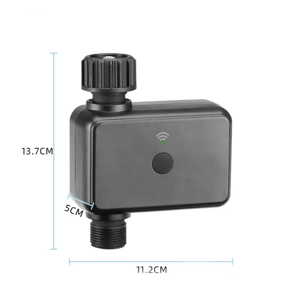 Temporizador de riego por aspersión inteligente Temporizador de aspersión de jardín, temporizador de agua con control Wifi 15 programas de riego separados Válvula de agua inteligente Seguimiento del