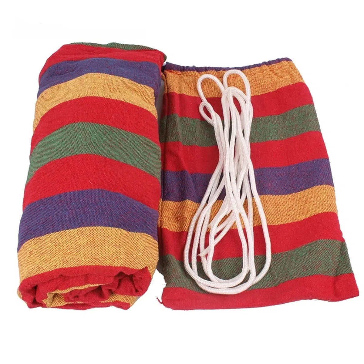 Hamaca portátil ligera hamaca colgante portátil para interior y hogar, silla de camping al aire libre para senderismo al aire libre (color: rojo, tamaño: 190 x 80 cm)